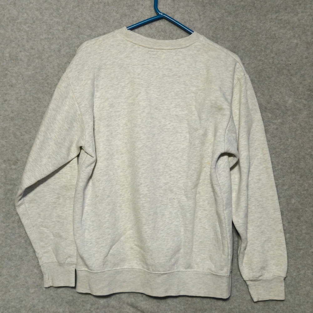 MARKET Animal Crewneck Sweatshirt Mens Gray Graphic Collage Streetwear Pullover - Picture 2 of 6